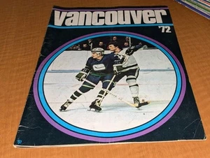 Vancouver Canucks 1971-72 Canadiens Sports Revue NHL revista de hockey LEER - Imagen 1 de 10