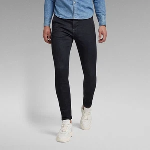 G-Star RAW Mens 40x34 Skinny Chino Pants Dark Blue Denim Jeans Streetwear Modern - Picture 1 of 20