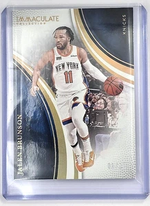 2024-25 Immaculate Jalen Brunson Knicks Base Oro #64/10 - Imagen 1 de 2