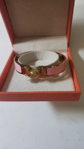 Pulsera Hermes Grande Rosa y Oro H - Imagen 1 de 3