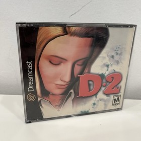 D2 Sega Dreamcast Video Game 2000 4 Discs & Manual Rare Horror