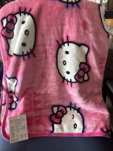 Hello Kitty Cotton Candy Silk Touch Throw Pink Blanket 60" x 80" NEW - Picture 1 of 3