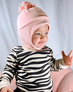 Baby Toddler Winter Hat Soft Fleece with Earflap for Boys Girls 6-12M - Picture 1 of 17