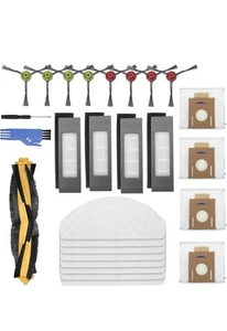 PIGUOAT Accessory Kit Replacement for Ecovacs DEEBOT Brush+Filter+Bag+Mop - Picture 1 of 5
