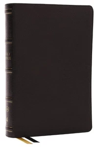KJV Holy Bible, Center-Column Reference Bible, Genuine Leather, Black, 73,000+ - Picture 1 of 9