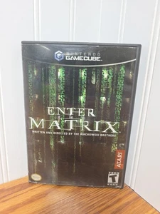 Enter the Matrix Nintendo GameCube, 2003- CASE AND COVER ART ONLY FAIR CONDITION - Picture 1 of 12