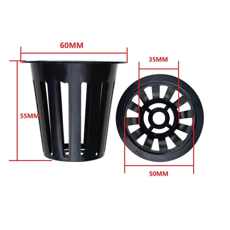 105 2" Inch Net Cup Pots Hydroponic System Grow Kit Same