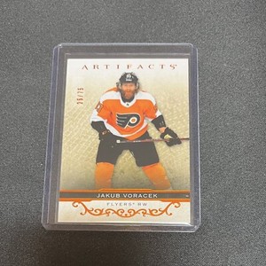 Jakub Voracek 2021-22 Upper Deck Artifacts Autumn Orange 25/75 SP #22
