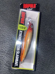 Rapala X-Rap XR08-G Slashbait Crankbait Jerkbait Minnow Fishing Lure Gold - Picture 1 of 2