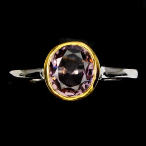 Shola Real Natural Purple Spinel Ring Size 18 925 Silver R390 - Picture 1 of 3