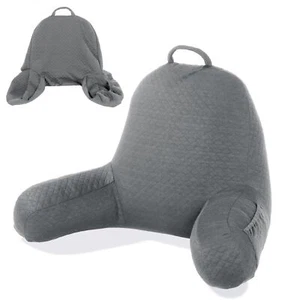 Large Reading Pillow Replacement Cover with Arms Washable Removable Soft - Picture 1 of 6