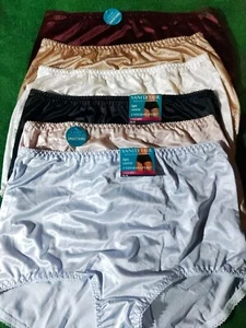 Lot of 4 Vanity Fair Women's briefs Size 10 satin panties - Picture 1 of 7