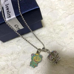 Vintage Angel Blue Nakamura-kun Crown Necklace Kawaii Narumiya #6701 - Picture 1 of 2