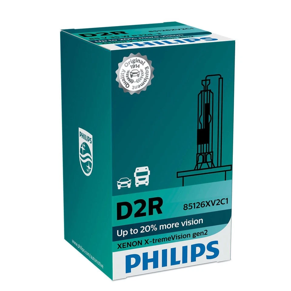 Philips D2R X-tremeVision gen2 HID Xenon Upgrade Gas Bulb 85126XV2C1 Single - Image 1 of 1