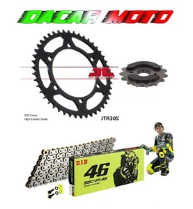 KIT TRASMISSIONE CORONA CATENA PIGNONE HONDA NX DOMINATOR 650 1998 1999 2000 - Picture 1 of 4