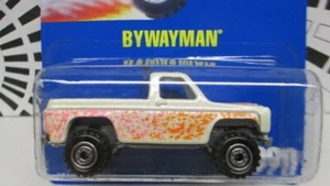early 90`s Hotwheels blue card #220 BYWAYMAN chevy gmc squarebody pickup MIP BP - Picture 1 of 6