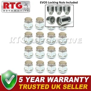 16x Nuts + 4x EVO5 Locking Wheel Nuts For Honda Civic 2006-2016 (Steel Wheels) - Picture 1 of 1