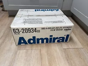 VCR Admiral 63-20934 nuevo en caja - Imagen 1 de 6