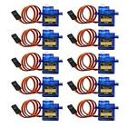 10Pcs SG90 9g Micro Servos for RC Robot Helicopter Airplane Controls Car Boat