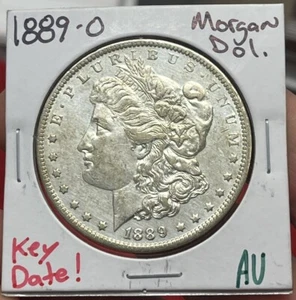 1889 O Morgan Silver Dollar Key Date AU ( RAW2343 ) - Picture 1 of 4