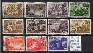 Soviet stamps 1947 SC#1172-82 Full set CTO OG/Used A080075 - Picture 1 of 2