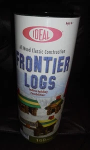 Ideal, all wood construction Frontier Logs, 160 pcs, lexcellent condition - Picture 1 of 7