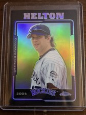 2005 Topps Chrome Black Refractor #267 Todd Helton 209/225