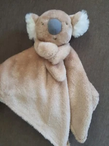 Child of Mine KOALA Bear Security Blanket Baby Lovey Tan White Plush Carters - Picture 1 of 6