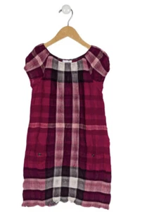 New, Burberry Girl's Nova Check Print  Red  Dress , Size 10years/ 140cm - Picture 1 of 2