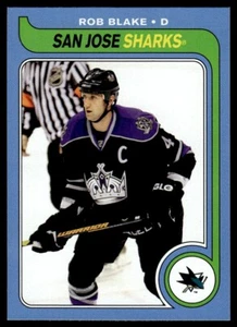 2008-09 O-Pee-Chee 1979-80 Retro Rob Blake San Jose Sharks #9 - Picture 1 of 2