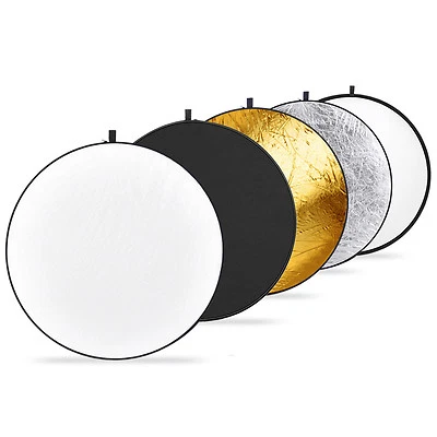Neewer 22" 5-in-1 Photography Studio Multi-Disc Collapsible Light Reflector - Image 1 of 4