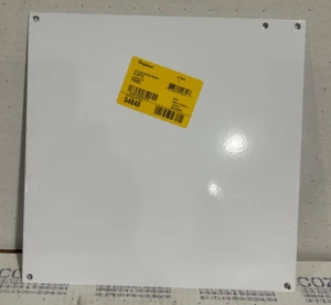 Hoffman A12P12 Backplanel, White Steel 54840 - Picture 1 of 2