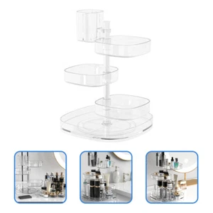 Cosmetic Storage Box Child Rotating Bathroom Organizer Rotation Rack - Picture 1 of 12