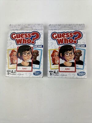 Juego de cartas Guess Who Hasbro Gaming LOTE DE 2 Foto 1 de 3