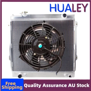 Fit 1995-2004 Toyota Tacoma 2.7L 3.4L Pickup Aluminum Racing Radiator+Fan - Picture 1 of 8
