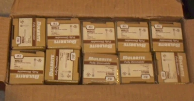 10 PACK Bulbrite 776853 3 Watt T9 Filament LED Light Bulb, 2700k E26 Base - Image 1 of 4