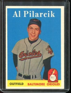 1958 Topps Baseball # 259 Al Pilarcik (NM) Near Mint - Picture 1 of 2