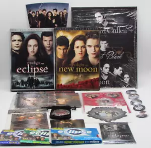 TWILIGHT MOVIE EPHEMERA LOT - DVDs, trading cards (opened), temporary tattoo etc - Picture 1 of 24