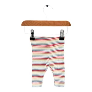Baby Girls Boys H&M Rainbow Striped 100% Cotton Leggings Trousers Age 1-2 months - Picture 1 of 2
