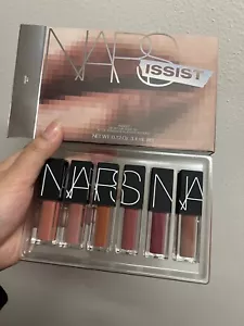 NARS NARSISSIST WANTED VELVET LIP GLIDE SET 6 SHADES New In Box 0.12oz/3.4ml X 6 - Picture 1 of 5