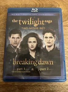 The Twilight Saga:Two Movie Set Breaking Dawn Part 1 & 2 Blu-Ray Movies - Picture 1 of 7