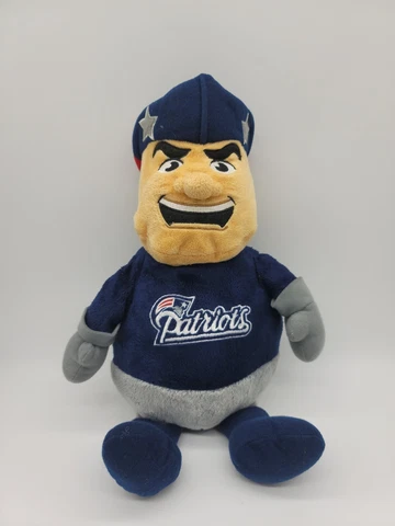 New England Patriots Mascot Rare Plush Patriot Football Reversible Patriot Pat Cover