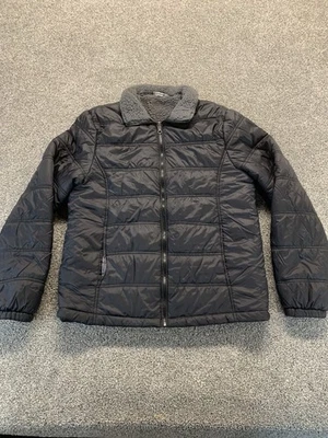 Port Authority Jacket Mens Medium Black Sherpa Lined Insulated Full Zip Pockets - Image 1 of 4