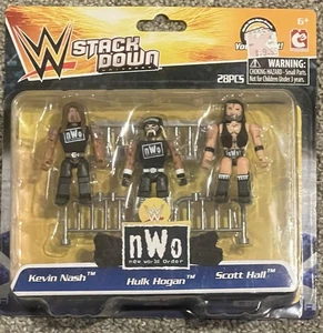 Paquete WWE Stackdown Nuevo Orden Mundial Kevin Nash Hulk Hogan Scott Hall C3 Construcción - Imagen 1 de 2