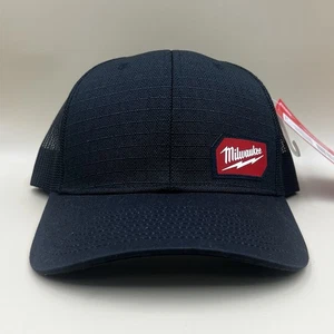 Milwaukee Tool Mesh Trucker Mütze Navy Blau Snapback Cap Logo Patch NEU - Bild 1 von 5