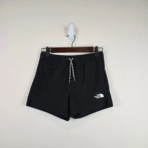 The North Face Girls Amphibious Class V Shorts Size L/12 Black Wavy - Picture 1 of 4