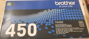 Neu Original Brother TN-450 Schwarz Tonerkassette - Neu Versiegelter Beutel - Bild 1 von 8