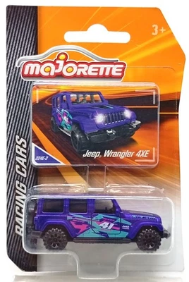 Majorette Jeep Wrangler 4XE no.41 Metallic Purple 1:64 (3") Package with Card - Image 1 of 3
