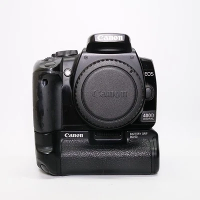 USED Canon EOS 400D with battery grip - PLEASE READ - Image 1 of 4
