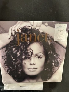 *New, Sealed* Janet by Janet Jackson LP Record Limited Edition Clear Vinyl - Picture 1 of 2